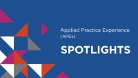 Title Slide for APEx Video Spotlights